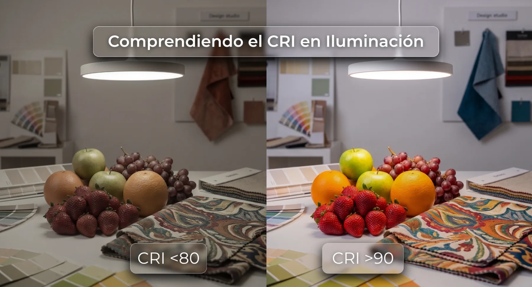 El Secreto de los Colores Exactos: Comprendiendo el CRI en Iluminación