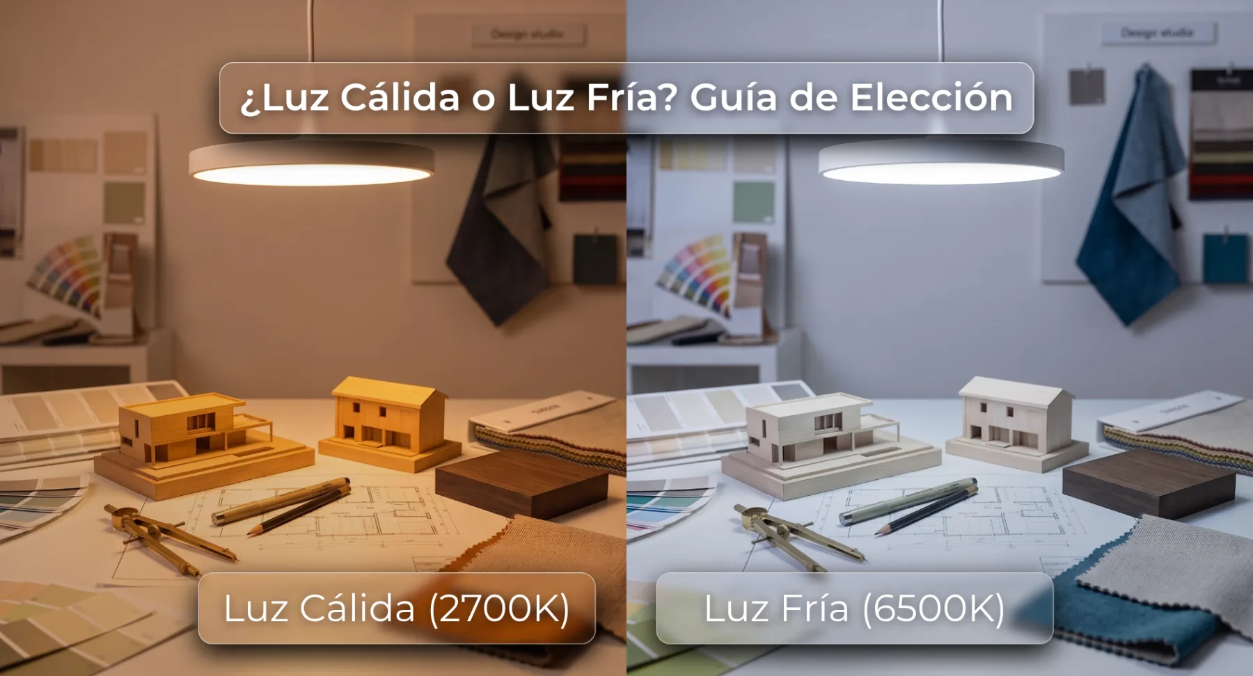 ¿Luz cálida o luz fría? La ciencia detrás de la temperatura de color
