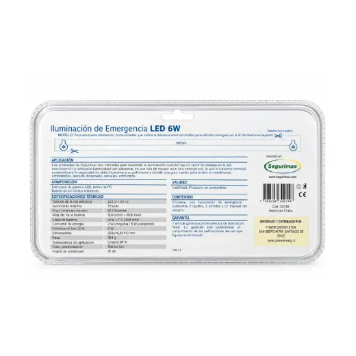 Lámpara Emergencia Duo 400Lm - foto 4