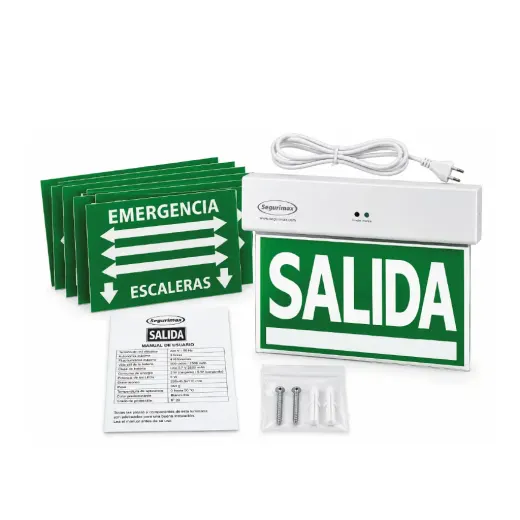 Letrero De Salida Doble Cara Palabra "Salida" - foto 3