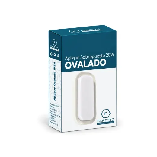 Foco Tortuga Ovalado Blanco - foto 4