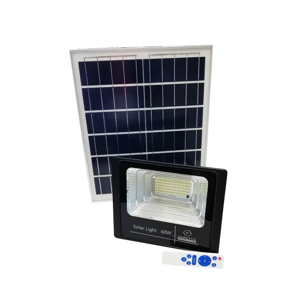 Proyector Solar 60W 1400lm Faretto Modelo Rigel