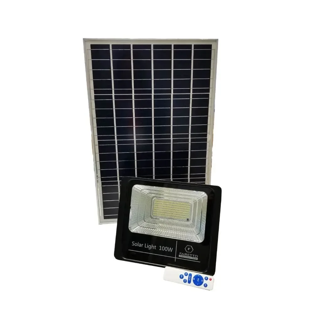 Proyector Solar 100W 2400lm Faretto Modelo Rigel