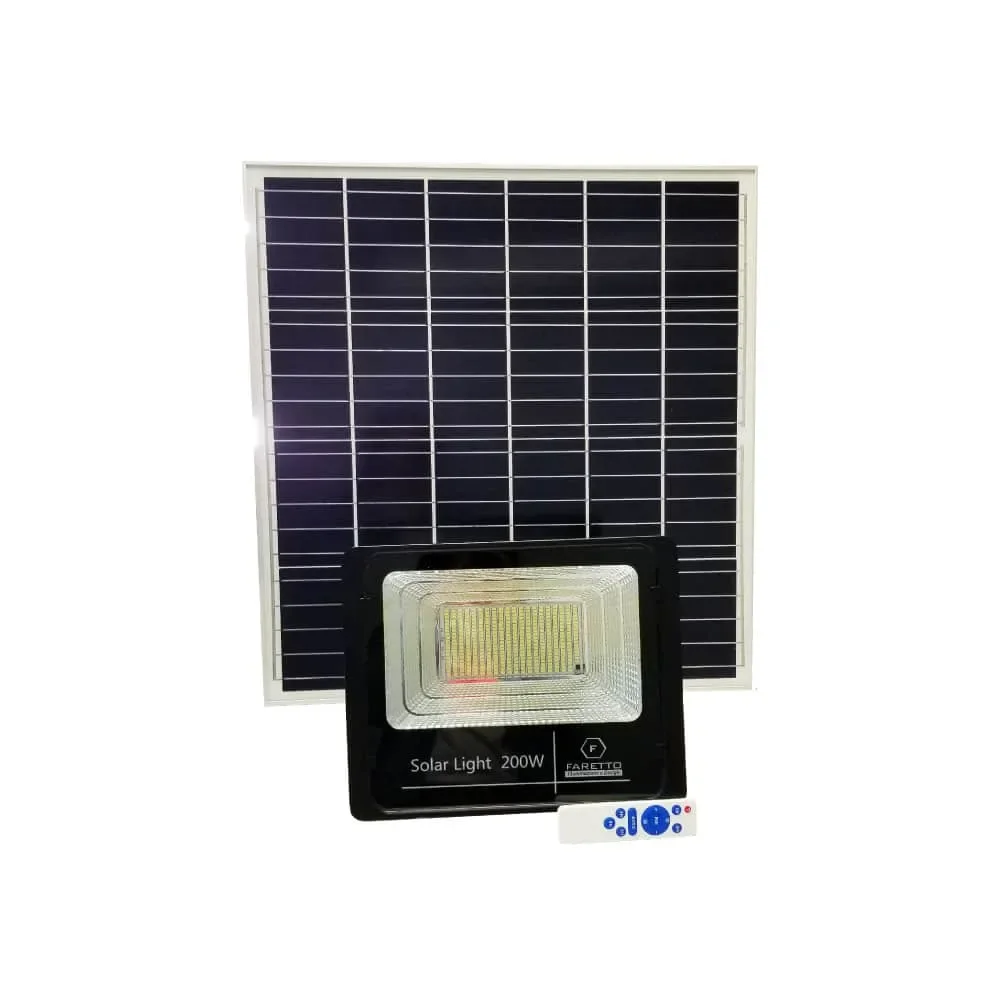 Proyector Solar 200W 4000lm Faretto Modelo Rigel