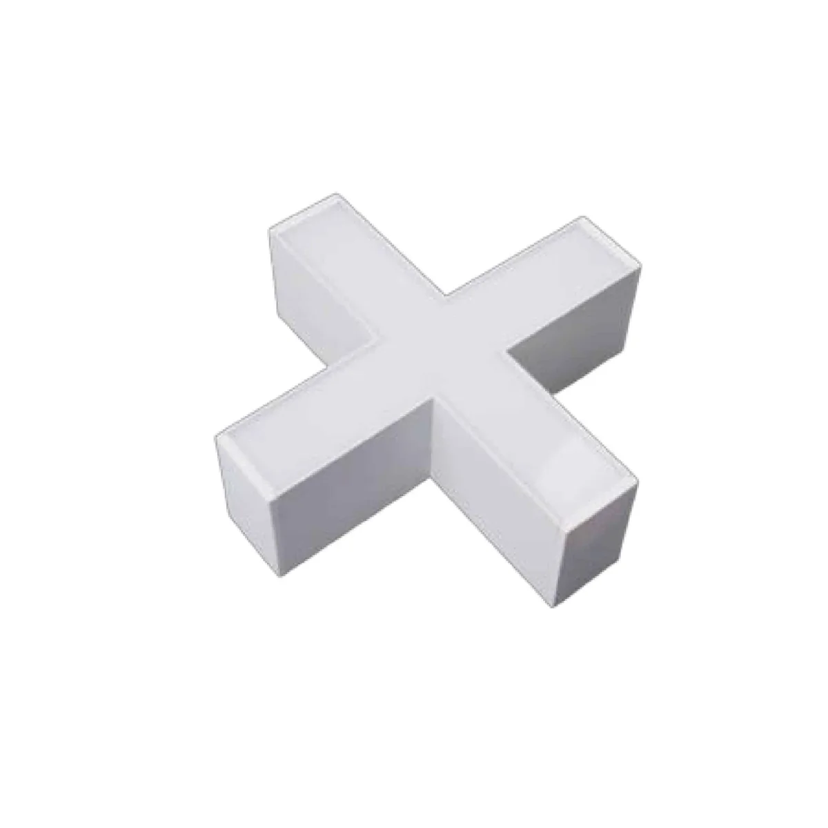 Unión X para Lámpara Lineal Blanco Luz Fría
