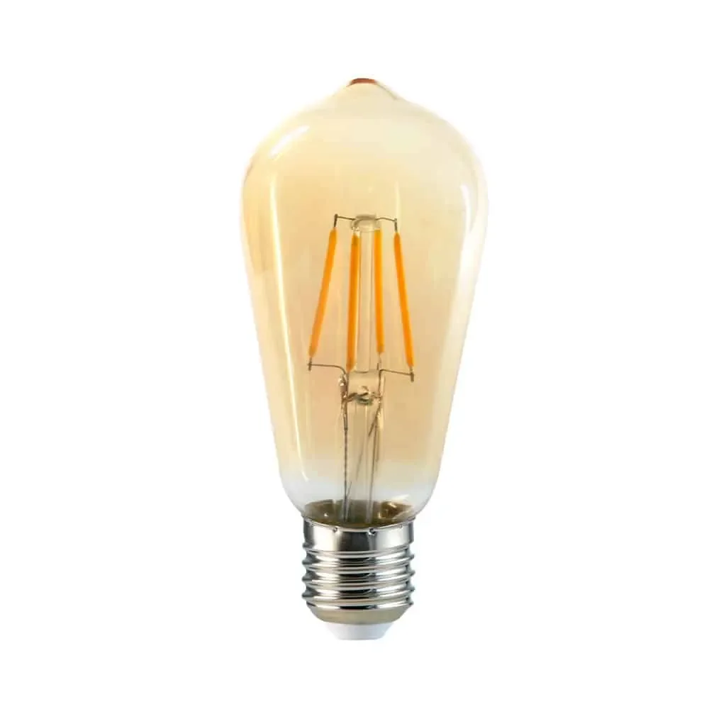 Ampolleta Pera Vintage St58 6W Megabright