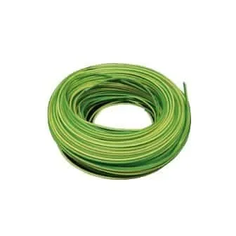 Cable Toxfree Zh H07z1-k (as) 1x1,5mm Amarillo/verde 100m