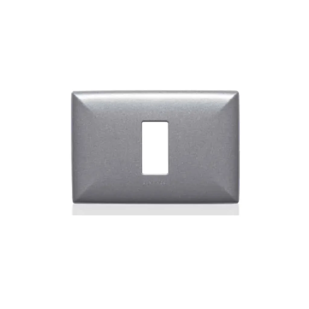 Placa Simple Sinthesi 17 Aluminio Grafito