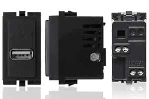 Cargador USB 1A 5V Sinthesi 17 Noir