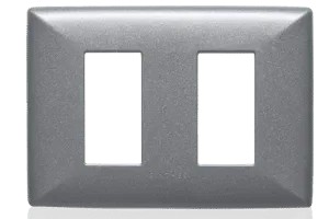 Placa Doble Sinthesi 22 Aluminio Grafito