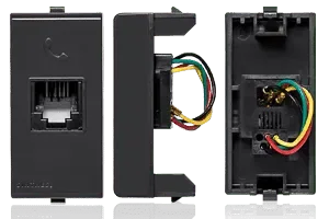 Toma Telefonica Rj11 Sinthesi 22 Noir