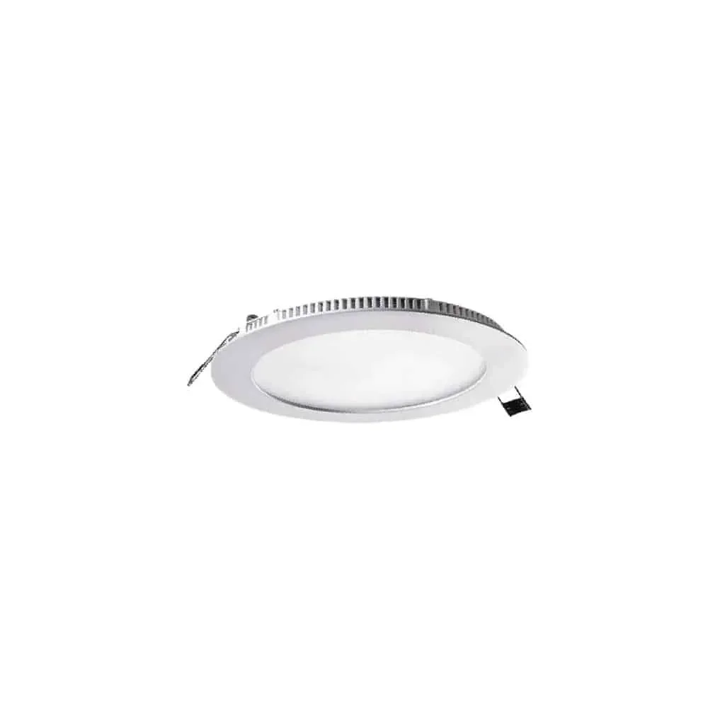 Plafón Embutido Redondo 12W Luz Fría Faretto