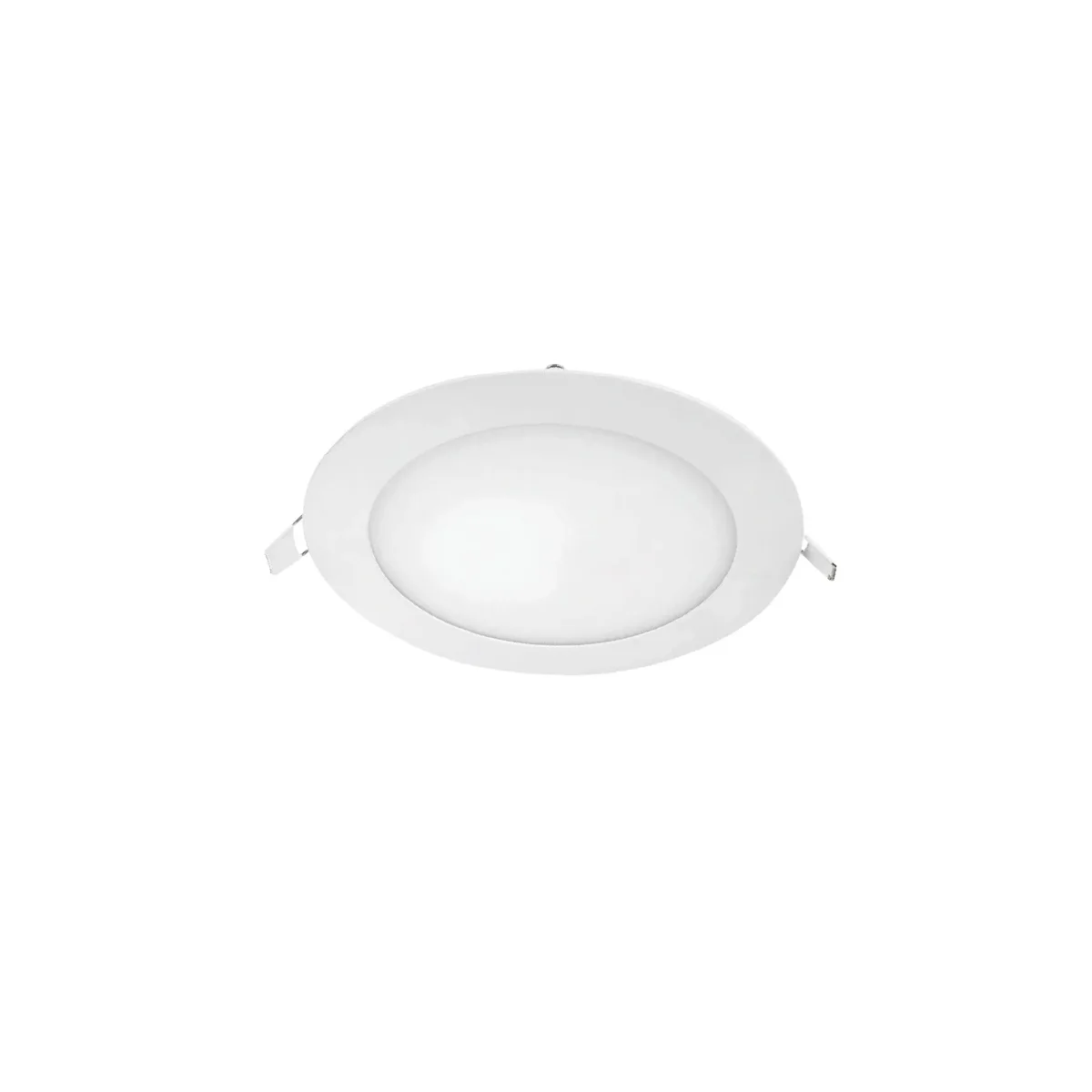 Pack X 20 - Plafón Embutido Redondo Blanco 18W 6000k Faretto (Pack de 20 unidades)