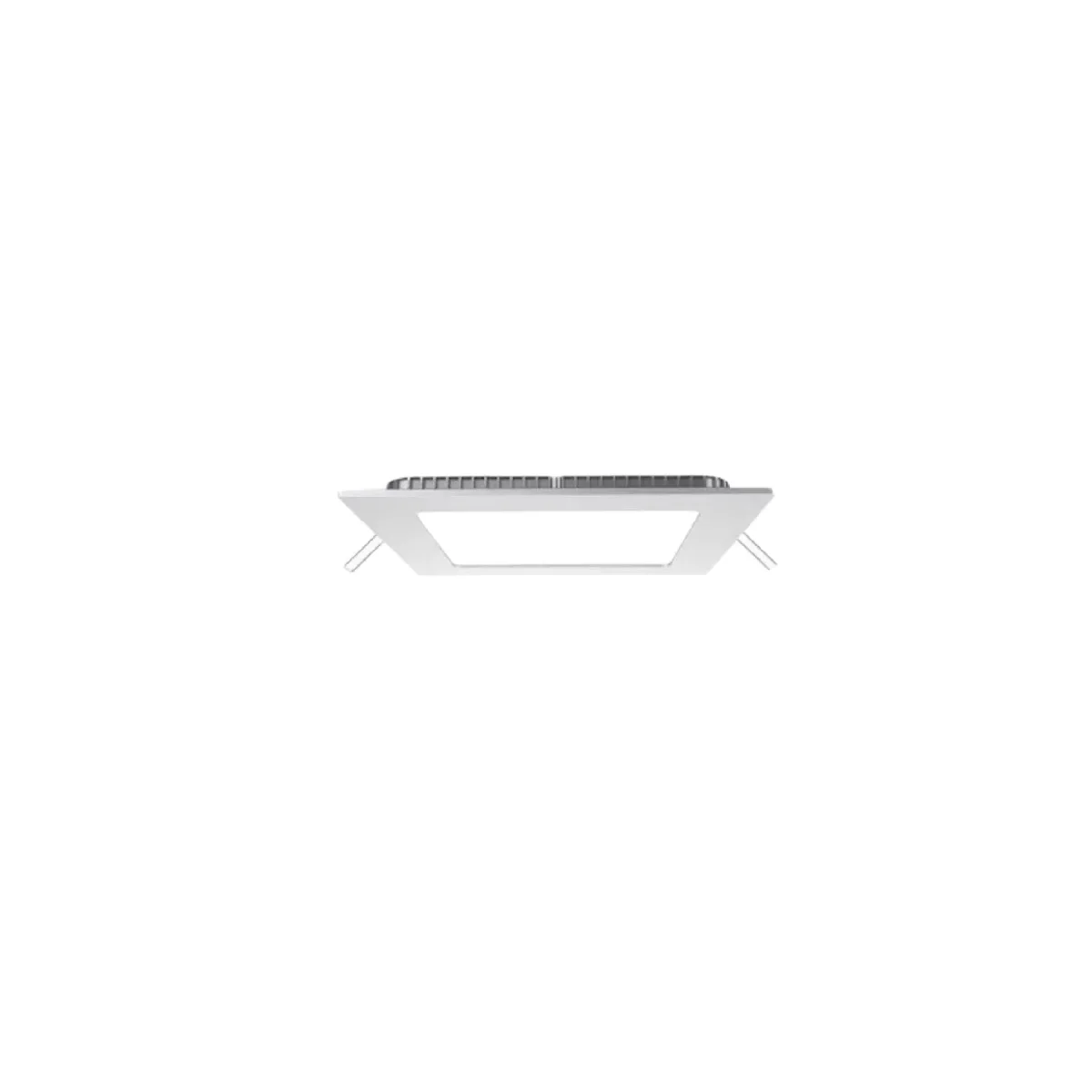 Plafón Embutido Cuadrado Blanco 12W 4000k Faretto Modelo Draco