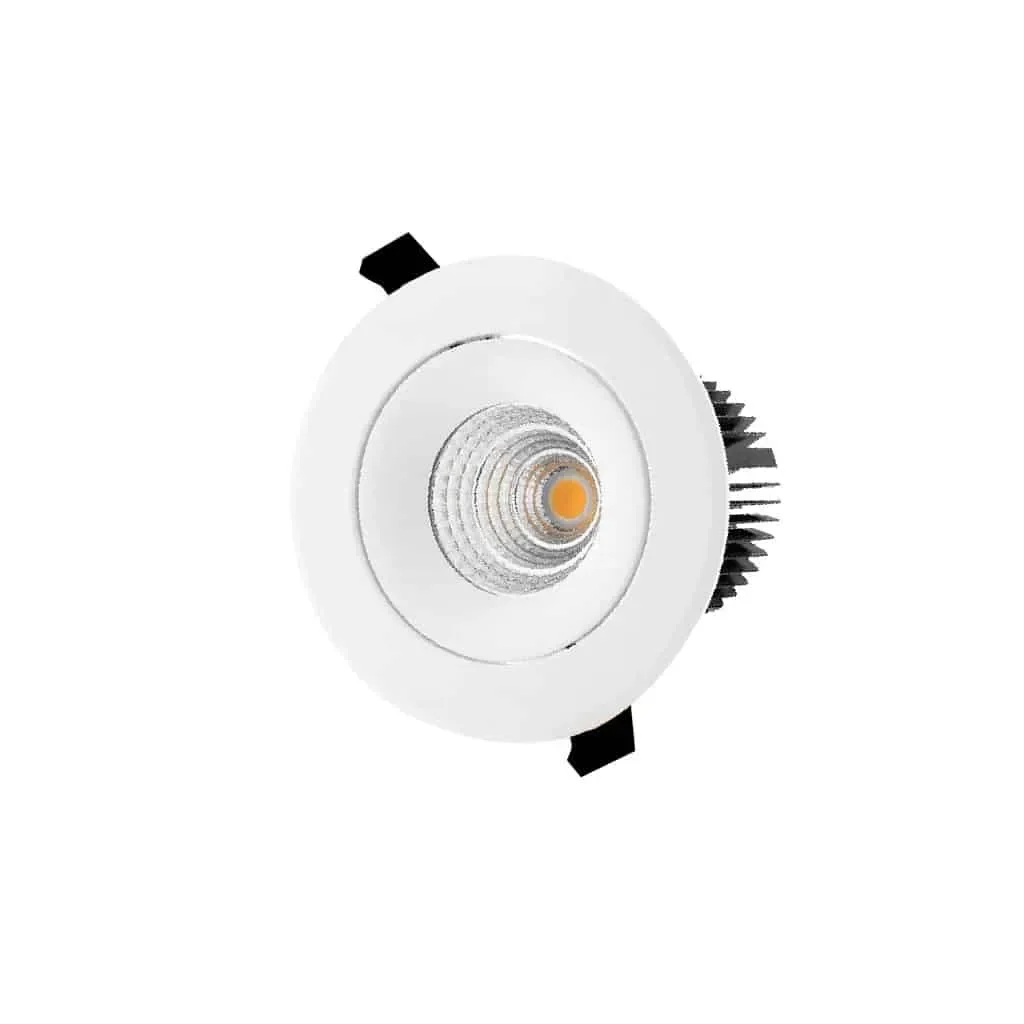 Embutido Cob Retraído Redondo para Cielo 10W Luz Fría