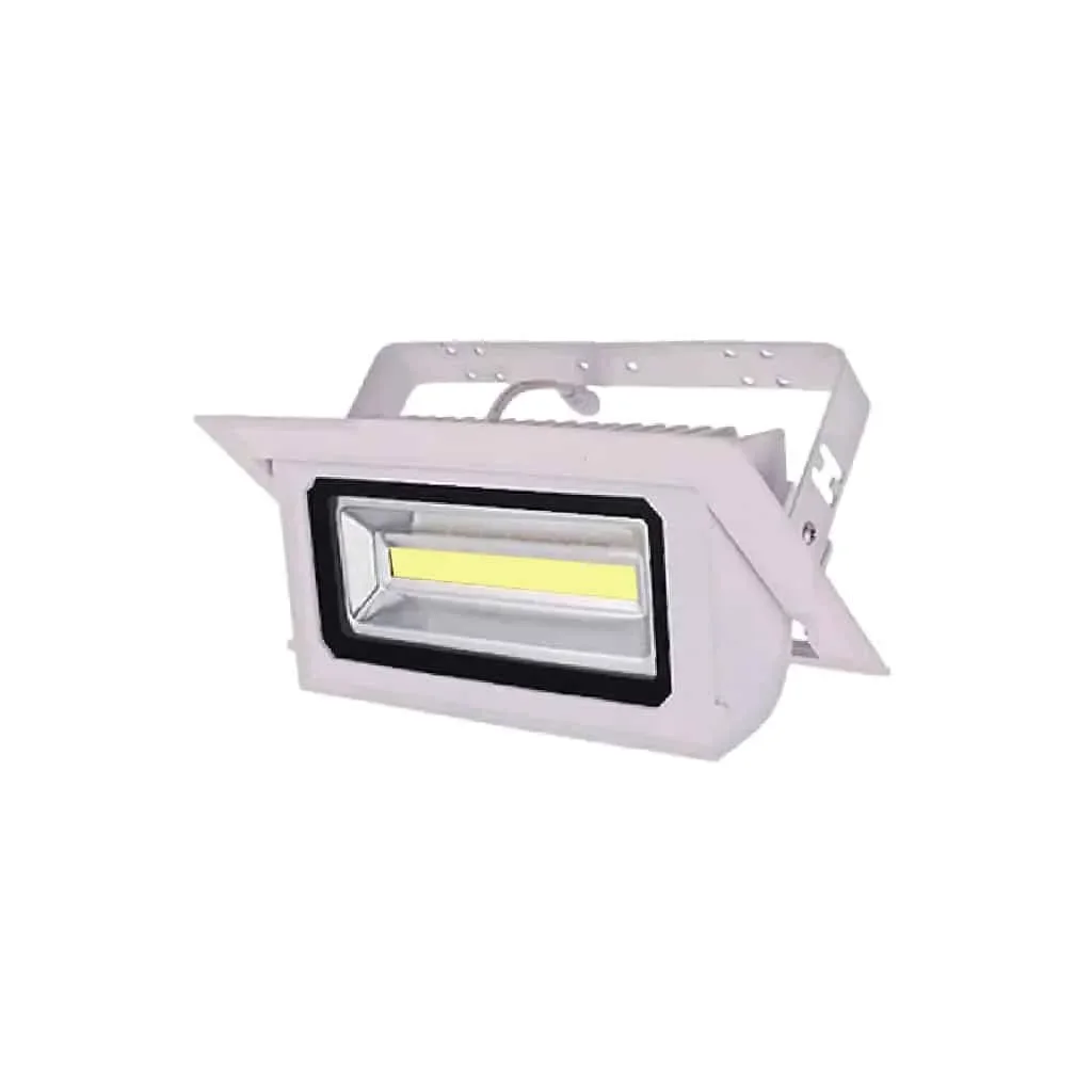 Embutido Cob Retraído Rectangular para Cielo 30W Luz Neutra