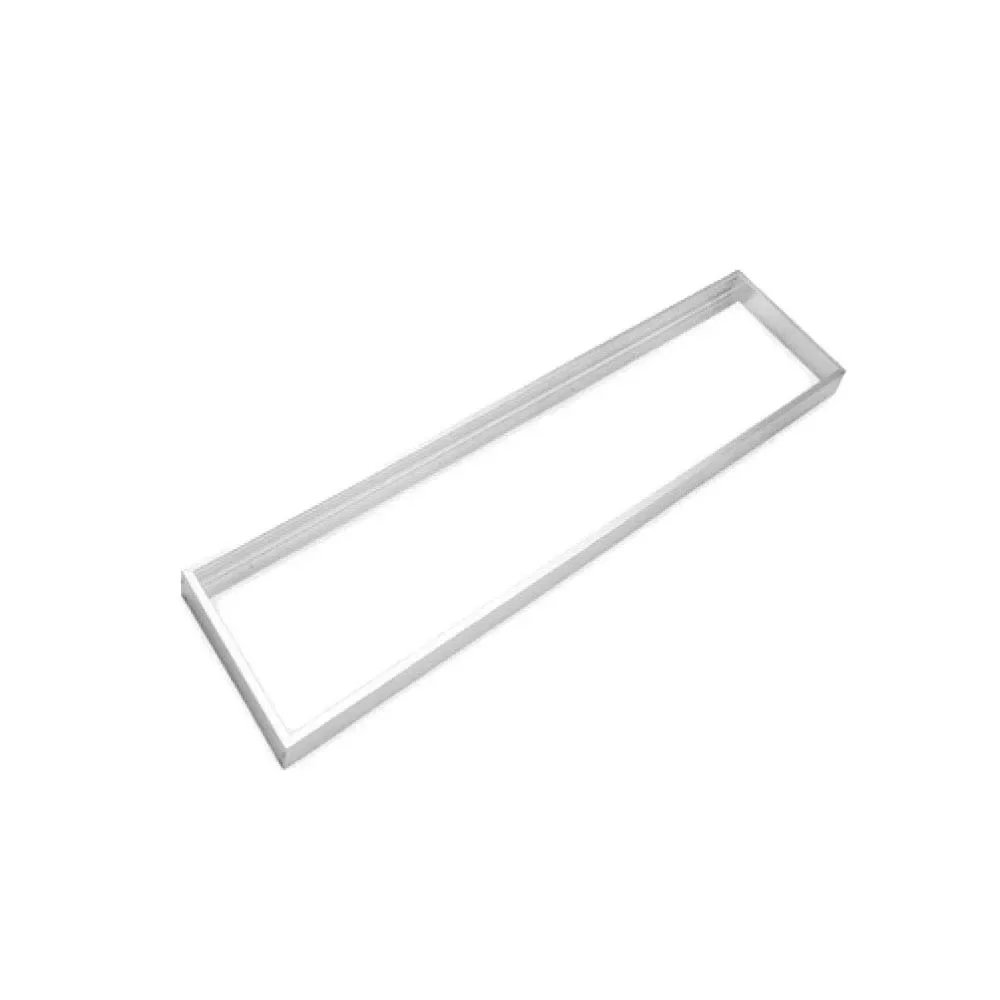 Marco Blanco para Panel LED 303 X 1203 X 65 Pvc Faretto Modelo Indus/musca/pegasus