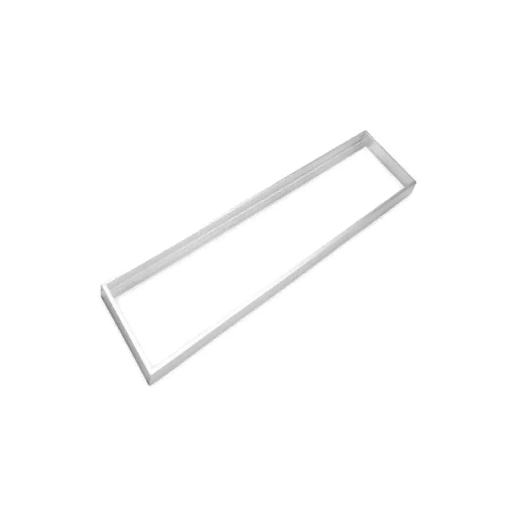 Marco Blanco para Panel LED 153 X 1203 X 65 Aluminio Faretto Modelo Indus/musca/pegasus