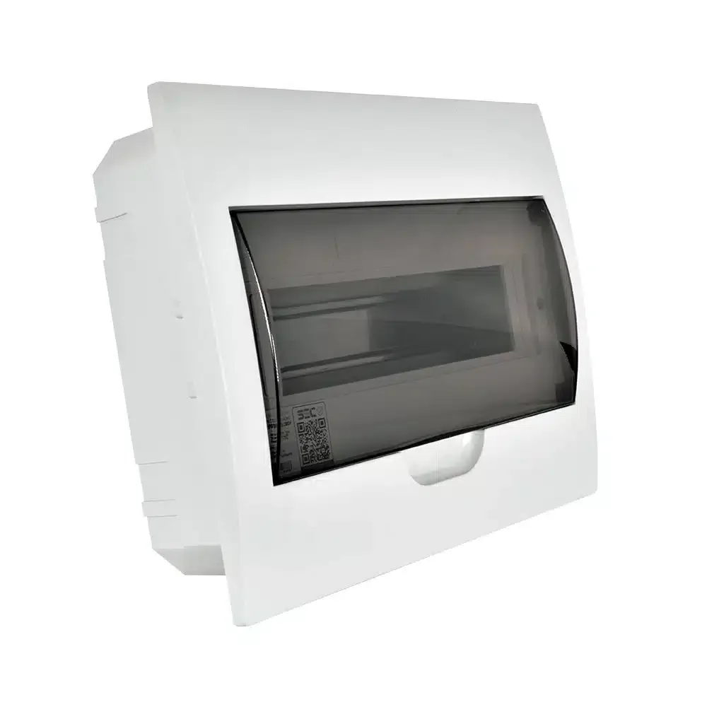 Tablero Embutido Ip41, Lh, Tapa Color Humo, 12 Polos