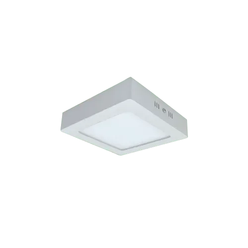 Plafón Sobrepuesto Cuadrado 24W Luz Fría Faretto