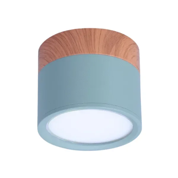 Aplique Sobrepuesto Decorativo 6W Azul Luz Fría