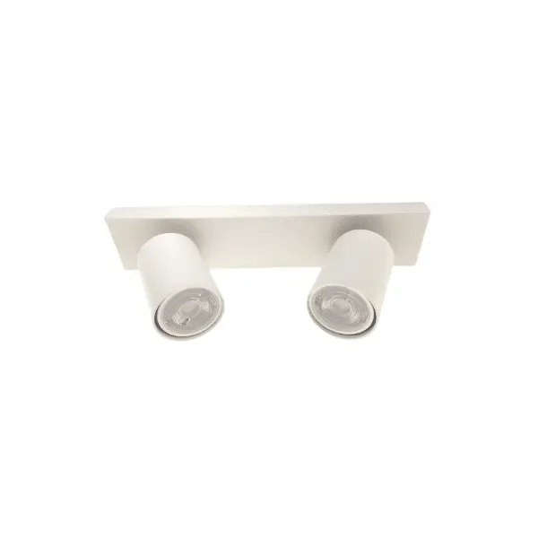 Foco Sobrepuesto 2xgu10 Blanco Altair Ii