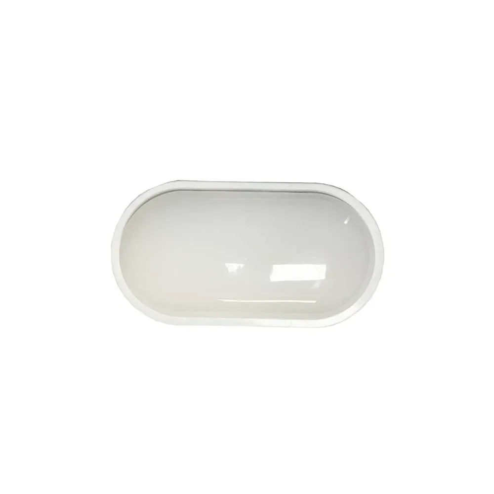 Plafón Sobrepuesto Ovalado Blanco 20W Ip54 Luz Frío