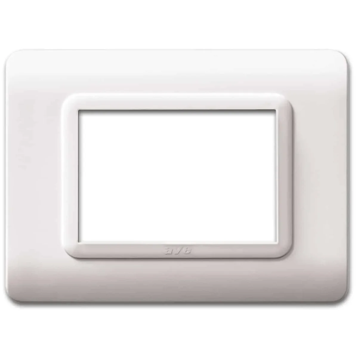 Placa Blanco 3 Modulos Tecno