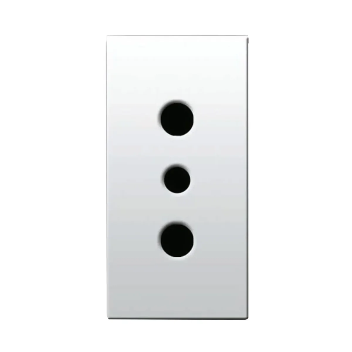 Tomacorriente 10 A 1 Modulo Blanco