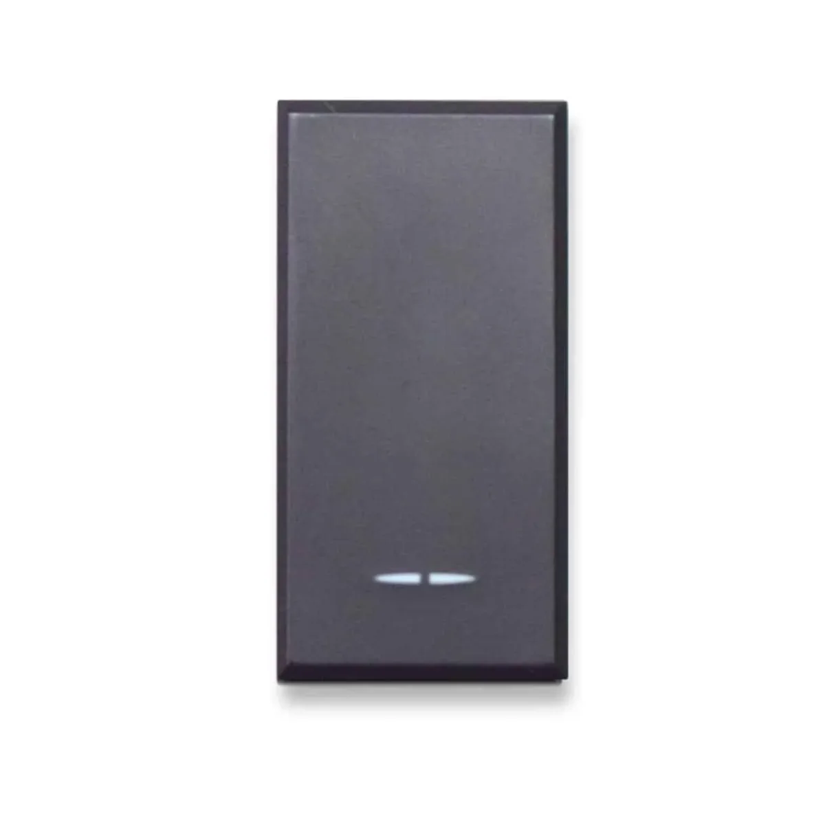 Interruptor 9/12 1 Modulo Antracita