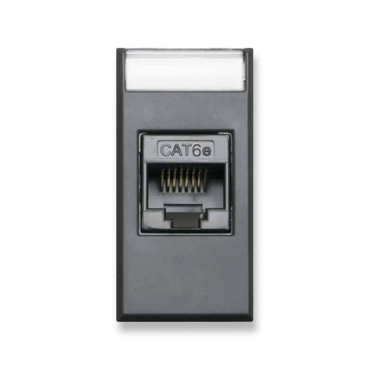 Conector Rj45 Categoria 6 1 Modulo Antracita