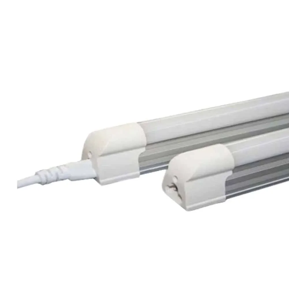Tubo LED T8 Aluminio 60cm 9W Luz Fría con Base