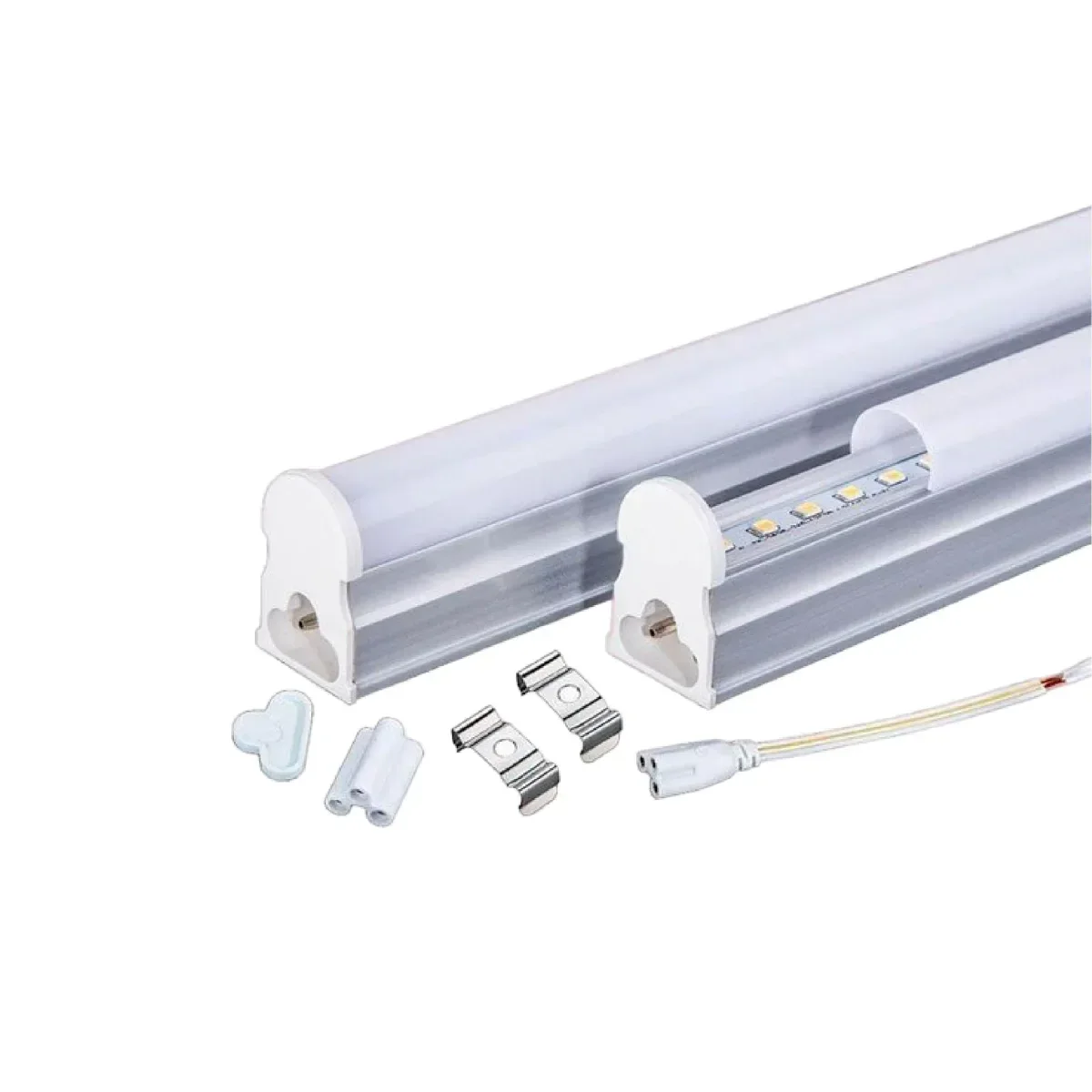 Equipo Batten 120cm 16W Luz Cálida con Base