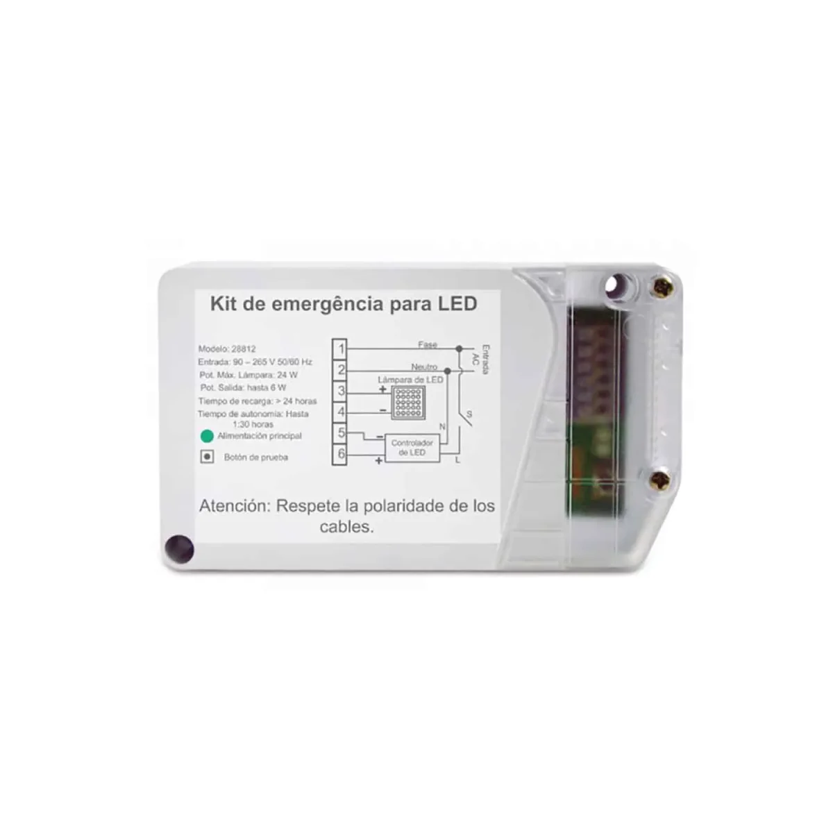 Kit de Emergencia Hasta 24W Segurimax