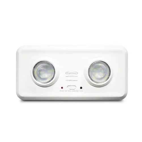 Lámpara Emergencia Duo 6W 400lm Faretto Modelo Segurimax