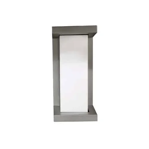 Aplique Muro Vertical Gris 10W Luz Neutra
