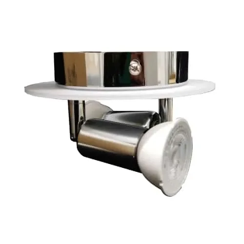 Aplique Base Redonda Blanca 2xgu10