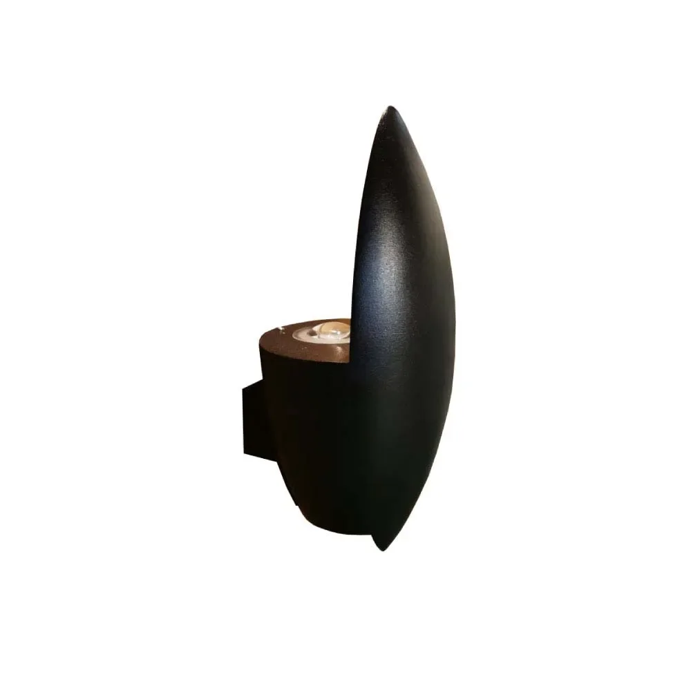 Aplique Muro Negro Oval