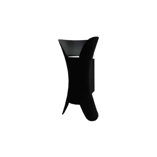 Aplique Muro Negro 2 X 3W 13cm Faretto Modelo Atria