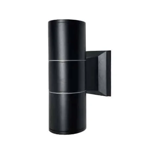 Aplique Muro Bk Bidireccional 2xgu10 Negro Faretto Modelo Canopo