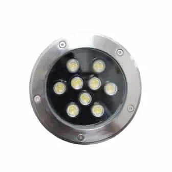 Foco de Piso 9W Luz Fría