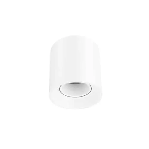 Base Sobrepuesta Cilíndrica para Gu10 Blanca para Modelo Antares