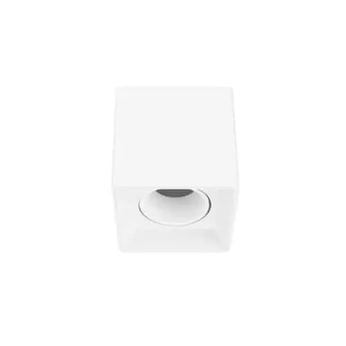 Base Sobrepuesta Cuadrada para Gu10 Blanca para Modelo Antares