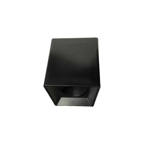 Base Sobrepuesta Cuadrada para Gu10 Negra para Modelo Antares